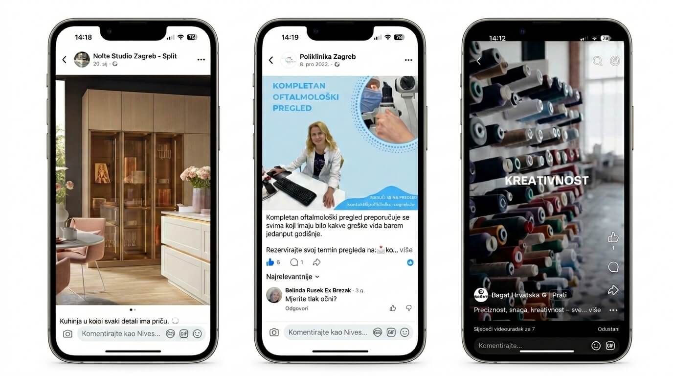 Facebook i Instagram oglasi na mobitelu