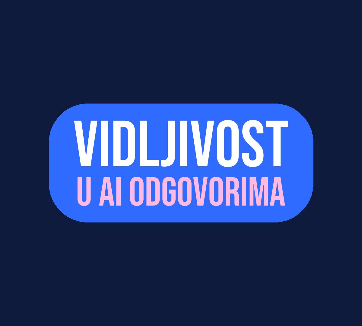 Mjerenje vidljivosti tvrtke u AI odgovorima